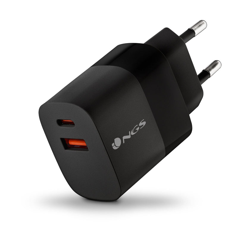 Ngs Wall Charger Bud 1x USB Type-c 1x USB 33W