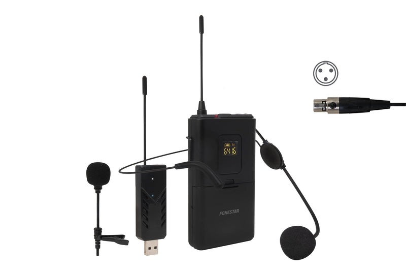 Fonestar Micrófono Inalámbrico Wi - Mic Petaca Uhf