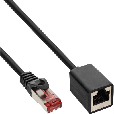 Inline Network Cable S/FTP Pimf CAT.6 250MHZ Cobre Libre Halógenos Black 3M Extensión — image 1