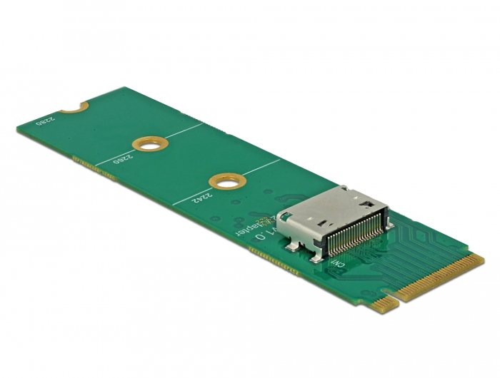Delock 64040M.2 Tecla M a 1 X Oculink SFF-8612 Convertidor