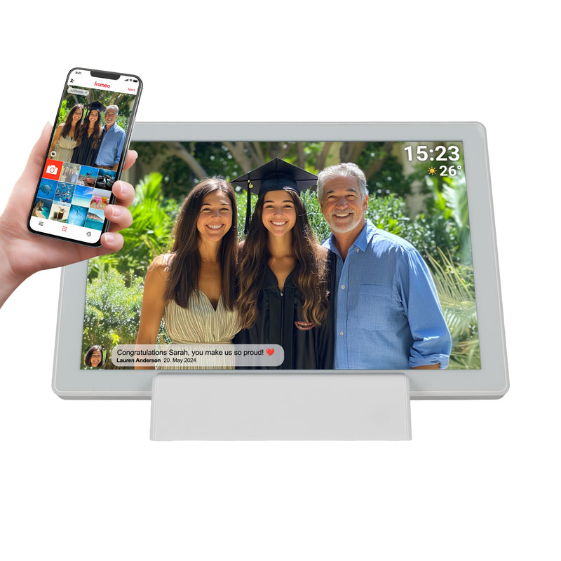 Denver PFF-1070W Frame Fotográfico Digital White 25,6CM (10.1) Screen Touchscreen Wi-Fi