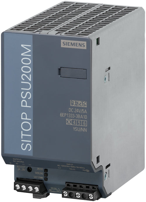 Siemens 6EP13333BA10 Sitop PSU200M 5A Geregelte Power Supply — image 1