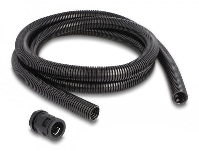 Delock Manguito Protector Cables 2M X 21,2MM With 2 X PG16 Racor Hose Set Black — image 1