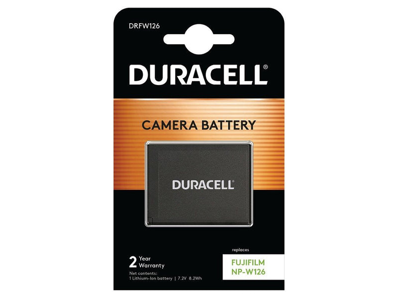 Duracell Digital Camera Battery 7.2V 1140MAH Fujifilm NP-W126 DRFW126