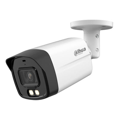 Dahua HAC-HFW1200TLM-IL-A-0280B-S6 Tubular Hdcvi 4EN1 2M 1080P Iluminación Dual LED40M/IR40M 2.8MM IP67 Mic — image 1
