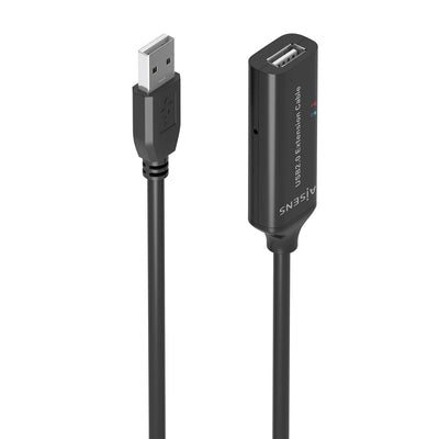 Aisens USB Cable 2.0 Prolongador With Amplifier Type a/m-a/H, Black 10M — image 1