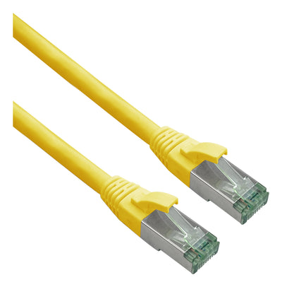Helos Grs Certificado CAT.6A Network Cable With CAT.7 Rohkabel Tpe Yellow 10,0M — image 1
