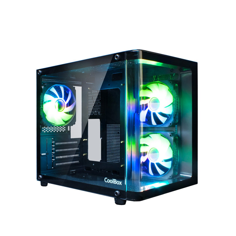 Coolbox PC Case Gaming GM100 Vision ARGB microATX