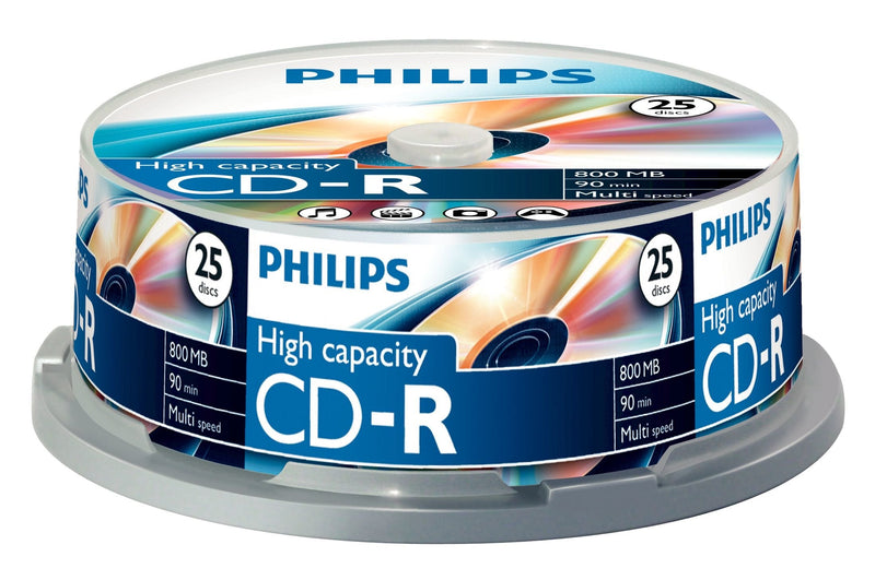 Philips Cd-r 800MB 25ER Spindel Multi Speed