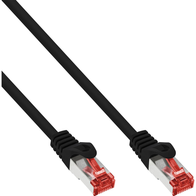 Inline 40 Pieces Bulk-pack Patch Cable S/FTP (pimf), CAT.6, 250MHZ, Pvc, Cca, Black 2M