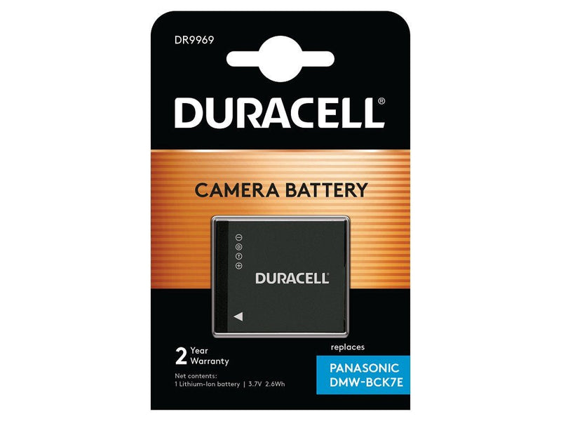 Duracell Digital Camera Battery 3.7V 700MAH Replacement For Panasonic DMW-BCK7E DR9969