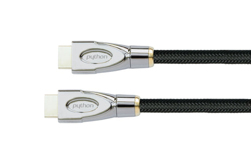 Python Cable Hdm 2.1 8K UHD-2 Trenzado Black 1M — image 1