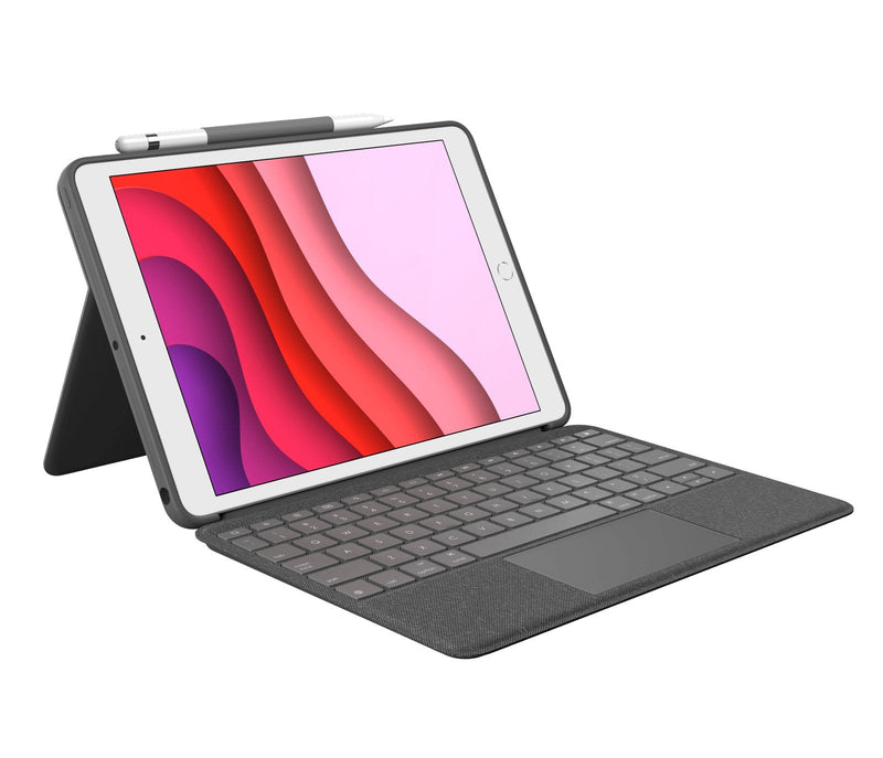 Logitech Keyboard English Combo Touch Graphite Smart Connector QWERTY Reino Unido