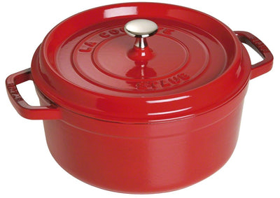 Staub Round Cocotte, Hierro Fundido 26CM, Cereza — image 1