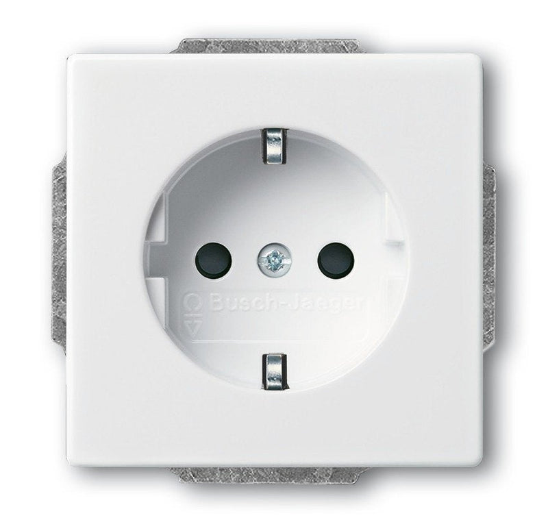 Busch Jaeger Bj 20 EUCKS-84 Sockets Power Inserto Erh. Protection Contra Contact Future Linear White Estudio