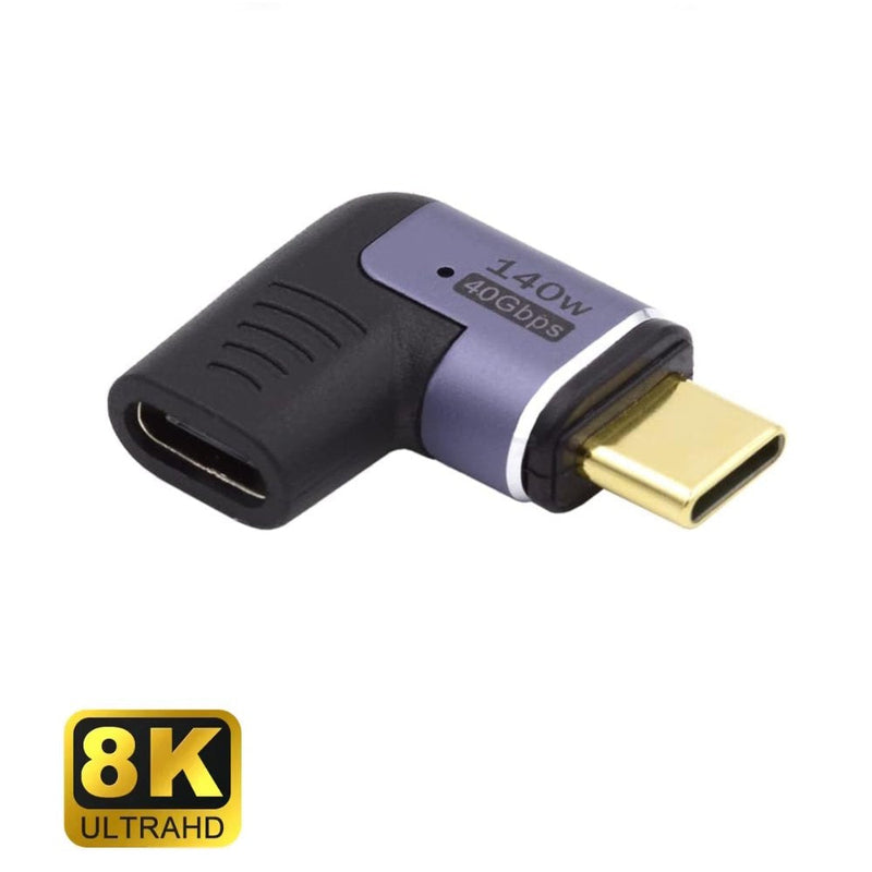 Ewent Adapter USB-C Macho-hembra Magnetic PD140W Purpura