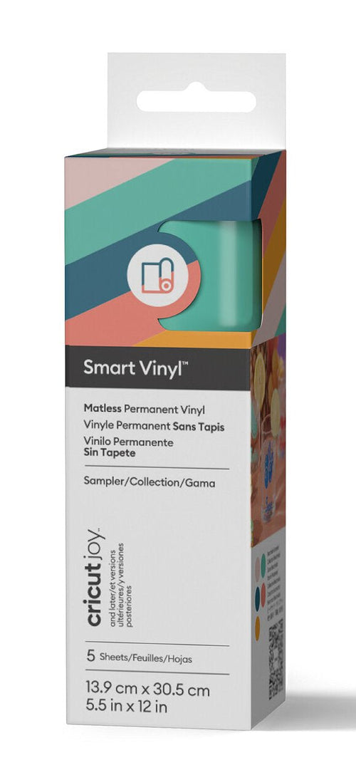 Cricut 2011353 Vinilo Adhesive Permanente Coral, Colour Menta, Orange Pink Green Azulado Matte — image 1