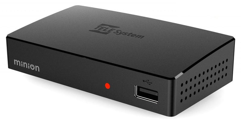 Tele System Decoder DVB-S2 T2 Hevc Minion HD HDMI/USB