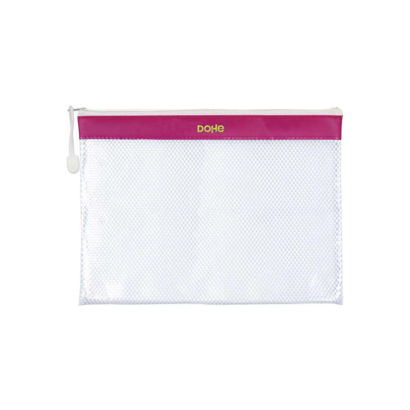 Dohe Bag Zip Pvc - 32X24MM - Ideal Documentos A4 - Resistant And Duradera