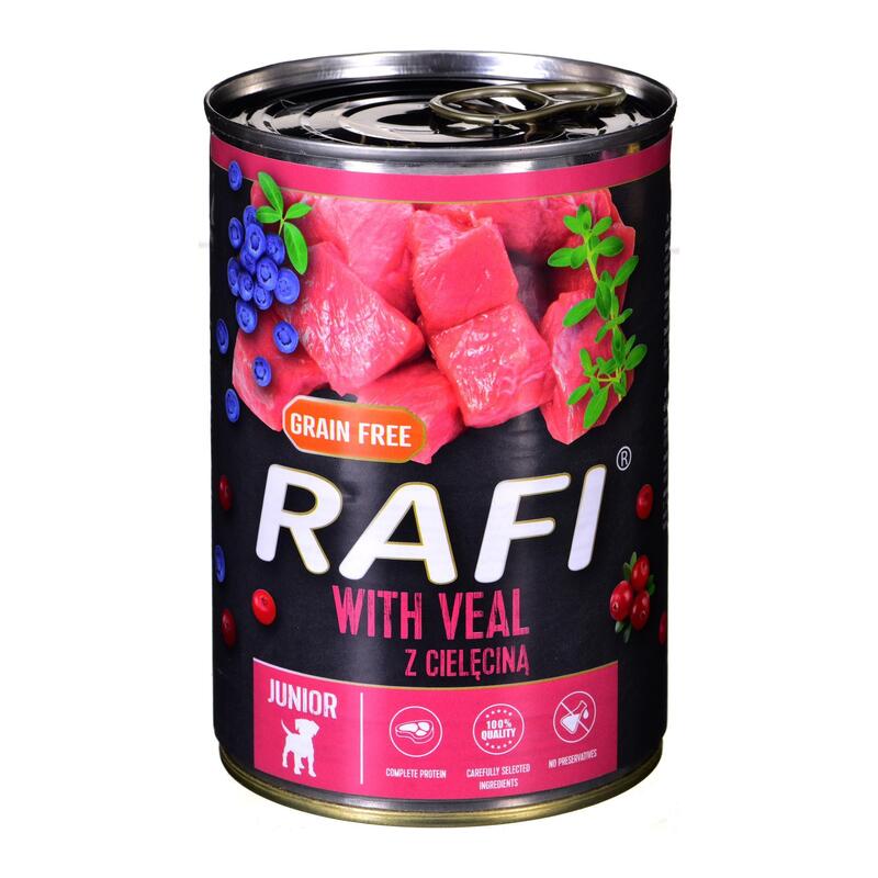 Dolina Noteci Rafi Paté Ternera Junior, Arándano, Boro 400G