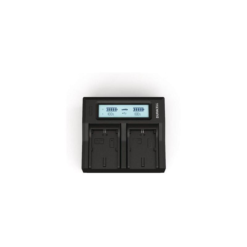 Duracell LED Dual Dslr Battery Charger Sony NP-FZ100 DRS6122