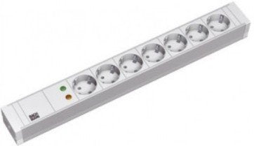 Bachmann 7X Schuko, 2M Base Múltiple 7 Salidas AC Grey