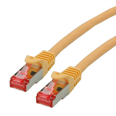 Roline Network Cable CAT.6 S FTP (pimf), Component Level, Lsoh, Yellow 0,5M — image 1