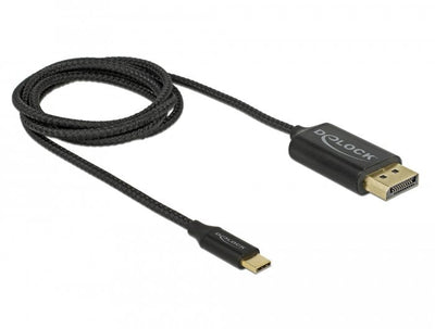 Delock USB Cable Type-c Male DP Male Dp-alt Mode 4K 60 HZ 1M — image 1