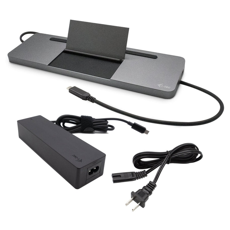 I-tec USB-C Metal 4K 3XDISPLAY Ds 1XHDMI1XVGA1XDP 1XSD + 1XMICROSD Cr 1XGLAN 1X3.5MMAUDIO 2x USB 3.0 2x USB 2.
