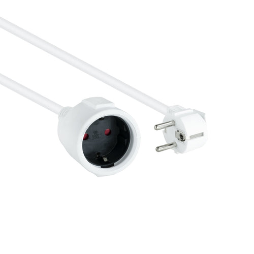 Nanocable Cable Power Alargador CEE7 Acodado Male a CEE7 Female 2M — image 1