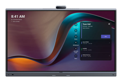 Yealink Meeting Board 65 PRO-A02, Screen Pública Black Ultrahd/4K, Screen Touchscreen Webcam, Microphone 12036 — image 1