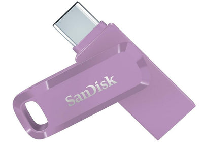 SanDisk Ultra Dual Drive Go Unit Flash USB 256GB USB 3.2 Gen 1 / USB-C Lavanda — image 1