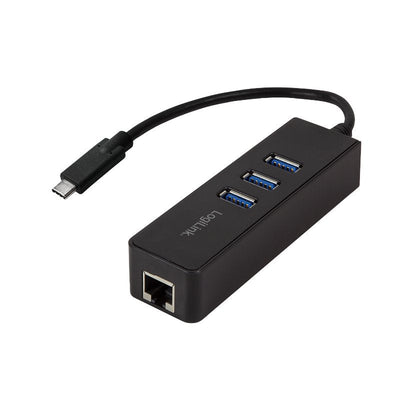 Logilink UA0283 USB 3.0 Type-c Gigabit Adapter a 1x RJ45 And 3x USB 3.0 Type a — image 1