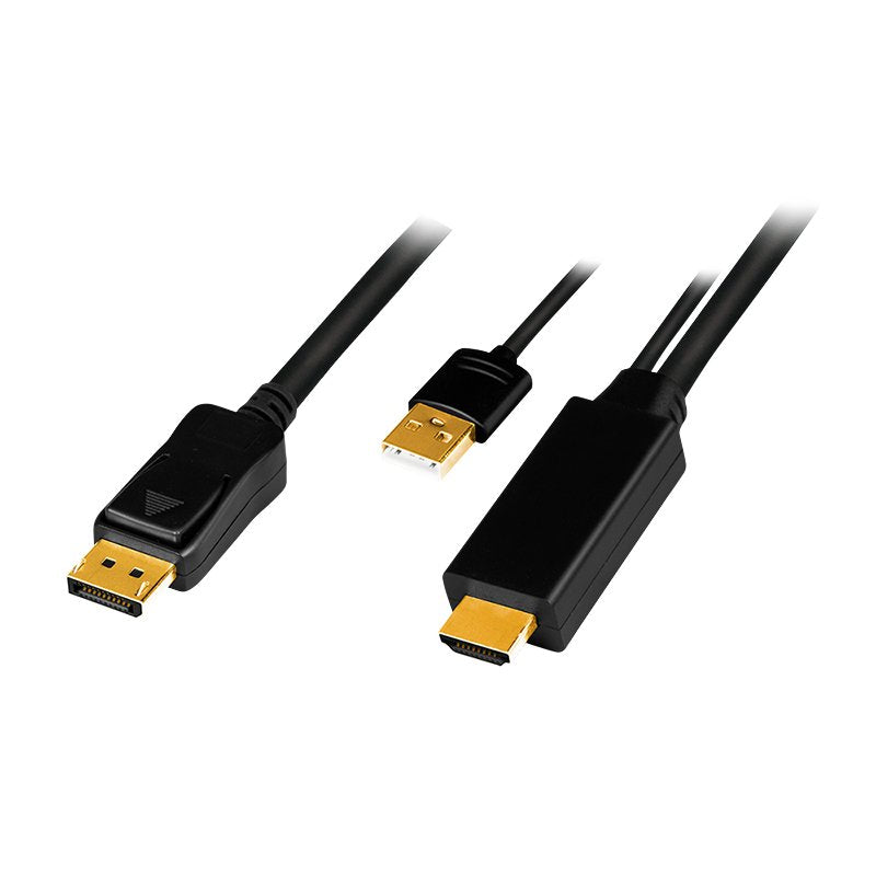 Cable Adapter HDMI a 1.4A DisplayPort 1.2 4K 30HZ 2M