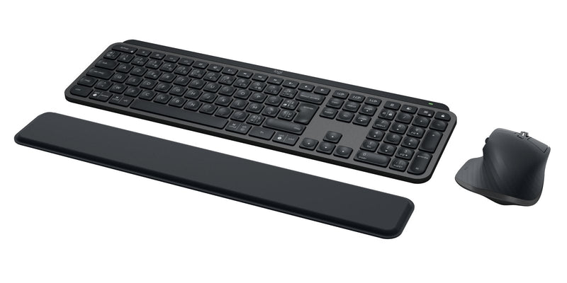 Logitech Master Mx Keys Combo For Bussiness Keyboard Mouse Included Office RF Wireless + Bluetooth Azerty Fren