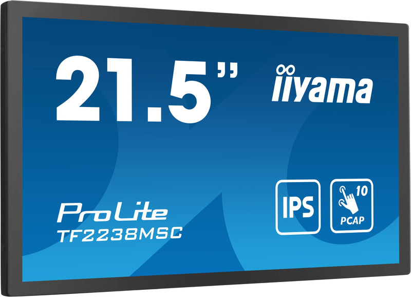 Iiyama 54.5CM 21,5 TF2238MSC-B1 16:9M-TOUCH HDMI + DP + USB Retail