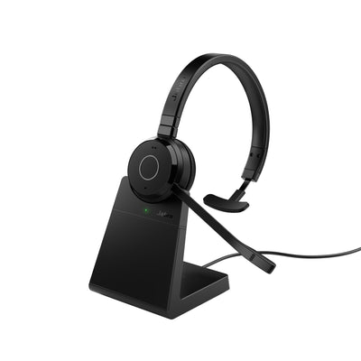 Jabra Headphones Evolve 65 Te Mono Ms + Lademation + Link 390A USB-A — image 1