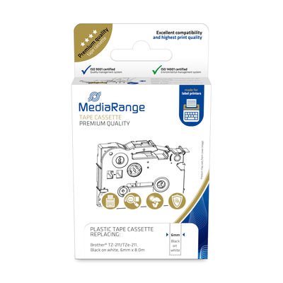 Mediarange MRBTZ211 Label Printer Black — image 1