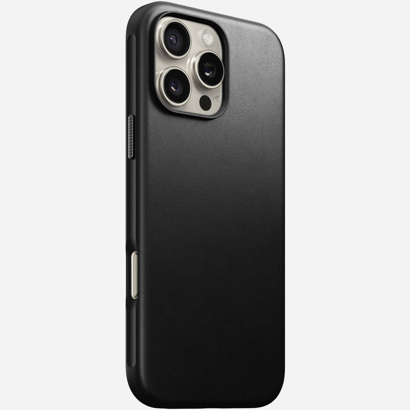 Nomad Modern Leather Case Iphone 16 Pro Max. Black