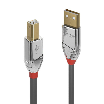 Lindy USB 2.0 Cable Typ a/B Cromo Line M/M 1M — image 1
