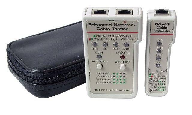 Enhanced-networkcabletester RJ45 Leitungsprüfer Messger.