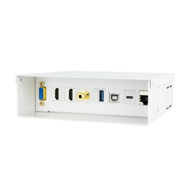 Box Multimedia VGA + 2HDMI + Jack + Usbc + Usb-b + USB-A + Rj