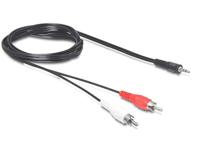Delock Cable Jack Audio 3,5MM Male 2 X Rca Male 1,5M — image 1