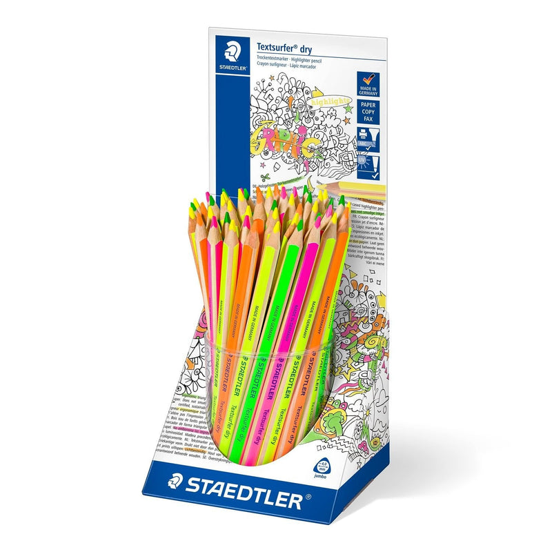 Staedtler Textsurfer Dry 128 64 Expositor 48 Pencils Marcadores Colours - Design Ergonomico - Colours Surtidos