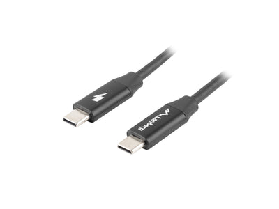 Lanberg USB Cable 2.0 Male/USB C Male Quick Charge 4.0 1.8M Black — image 1