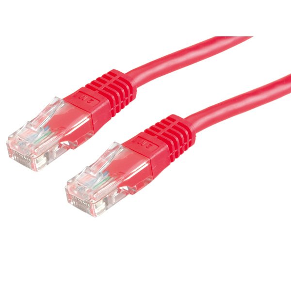 Value Network Cable KAT.6 Class And UTP Red 10M