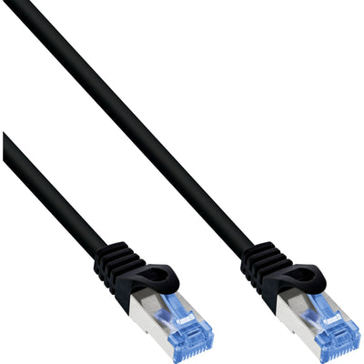 Inline Network Cable , CAT.6A, S/FTP, Tpe Flexible, Black 40M — image 1