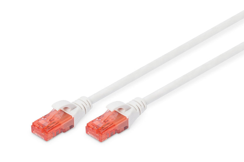 Digitus DK-1617-100/Wh Network Cable Blanco 10M CAT.6 U/UTP (UTP)