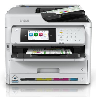 Epson Printer Multifuncion Workforce WF-C5890DWF 25PPM Adf Duplex LAN Wi-Fi Fax White