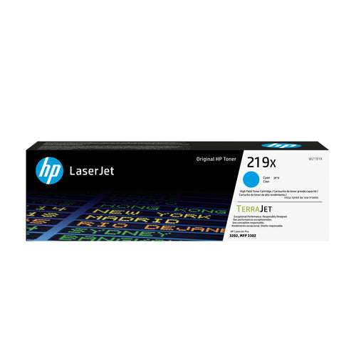 HP Genuine Toner 219X XL High Capacity Cyan — image 1